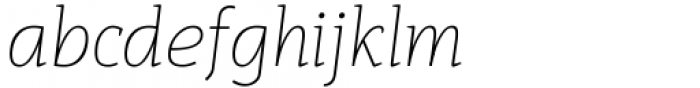 Sadi Slab Variable Italic Font LOWERCASE