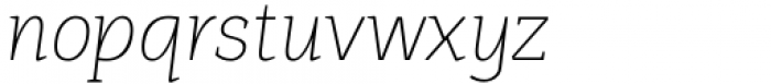 Sadi Slab Variable Italic Font LOWERCASE