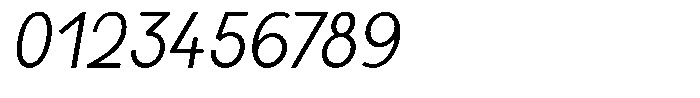 Sadina Condensed Light Italic Font OTHER CHARS