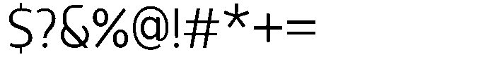 Sadina Condensed Light Font OTHER CHARS