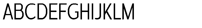 Sadina Condensed Light Font UPPERCASE