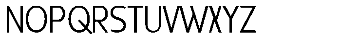 Sadina Condensed Light Font UPPERCASE