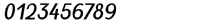 Sadina Condensed Medium Italic Font OTHER CHARS