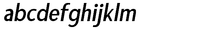 Sadina Condensed Medium Italic FONT