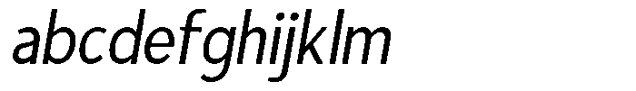 Sadina Condensed Regular Italic FONT