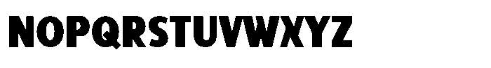 Sadina Condensed Small CAPS Sadina CCA Black Font LOWERCASE