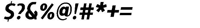 Sadina Condensed Small CAPS Sadina CCA Bold Italic Font OTHER CHARS