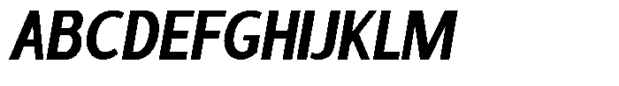 Sadina Condensed Small CAPS Sadina CCA Bold Italic Font UPPERCASE