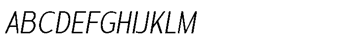 Sadina Condensed Small CAPS Sadina CCA Extra Light Italic FONT