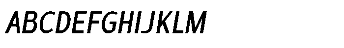 Sadina Condensed Small CAPS Sadina CCA Regular Italic FONT