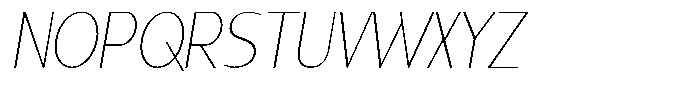 Sadina Condensed Small CAPS Sadina CCA Thin Italic Font UPPERCASE