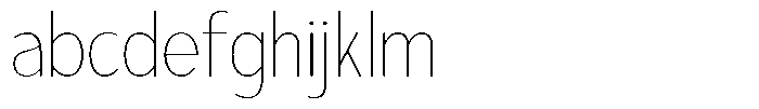 Sadina Condensed Thin FONT