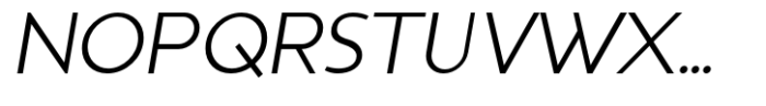 Sadina Light ITA Font UPPERCASE
