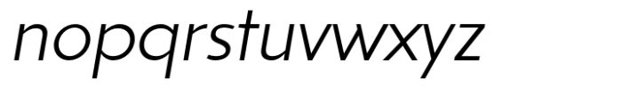 Sadina Light ITA Font LOWERCASE