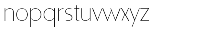 Sadina Sans Thin Font LOWERCASE
