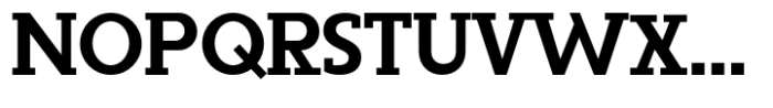 Sadina Slab Small CAPS Bold Font UPPERCASE