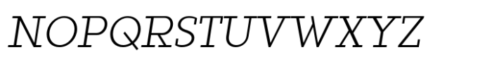 Sadina Slab Small CAPS Extra Light ITA Font LOWERCASE