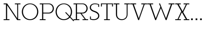 Sadina Slab Small CAPS Extra Light Font UPPERCASE