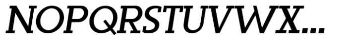 Sadina Slab Small CAPS Medium ITA Font UPPERCASE