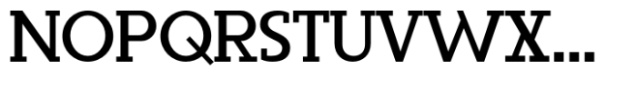Sadina Slab Small CAPS Medium Font UPPERCASE