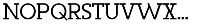 Sadina Slab Small CAPS Regular Font UPPERCASE