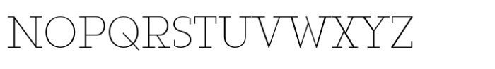 Sadina Slab Small CAPS Thin Font LOWERCASE