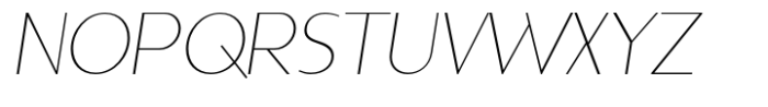 Sadina Small Sadina S Thin ITA Font UPPERCASE