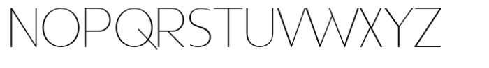 Sadina Small Thin Font UPPERCASE