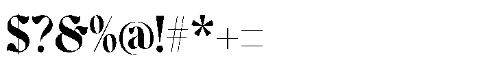 Sadisco Regular Font OTHER CHARS