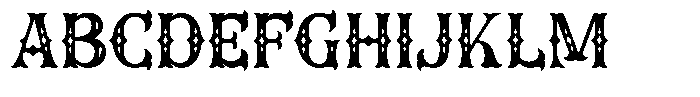 Sadyco Decorative Font UPPERCASE
