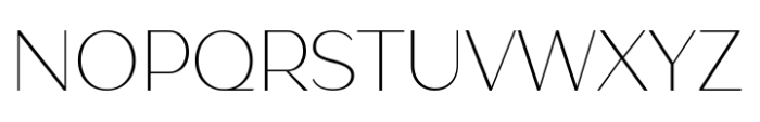 Saeson Extra Light Font UPPERCASE