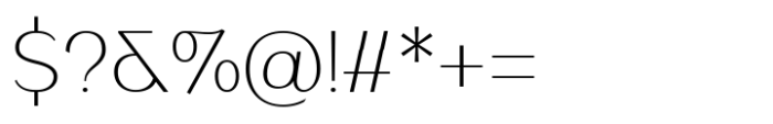 Saeson Light Font OTHER CHARS