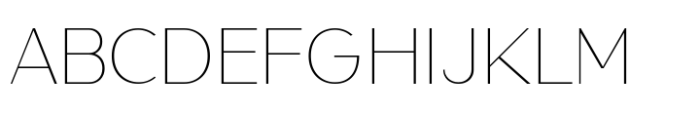 Saeson Thin Font UPPERCASE