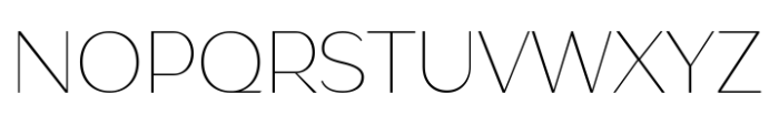 Saeson Thin Font UPPERCASE