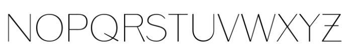 Saeson Thin Font LOWERCASE