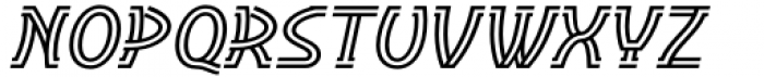 Saeta Pro Plexus Italic Font UPPERCASE