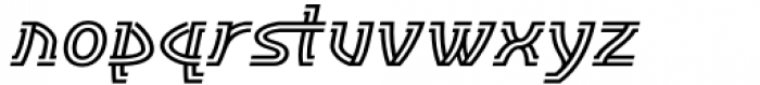 Saeta Pro Plexus Italic Font LOWERCASE
