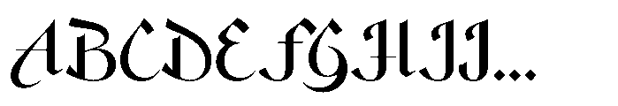 Safeya Font UPPERCASE