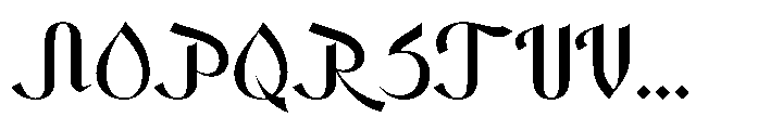 Safeya Font UPPERCASE
