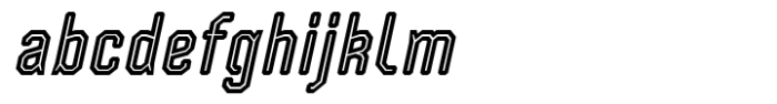 Safford Extra Bold Italic Line FONT