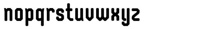 Safford Extra Bold Font LOWERCASE