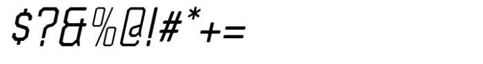 Safford Italic Font OTHER CHARS