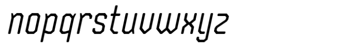Safford Italic Font LOWERCASE
