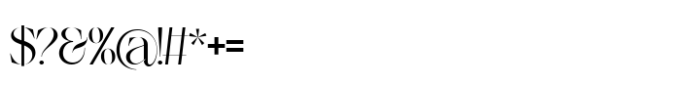 Saficel Thin Font OTHER CHARS