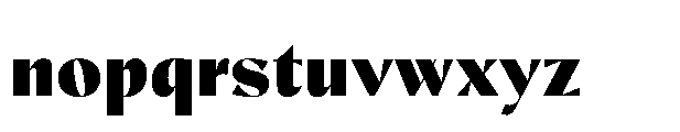Safinia Black Font LOWERCASE