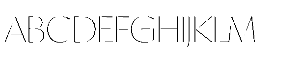 Safinia Thin Font UPPERCASE