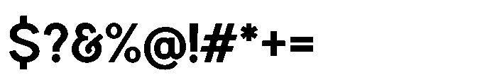 Saga Grotesk Black Font OTHER CHARS