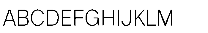Saga Grotesk Light Font UPPERCASE
