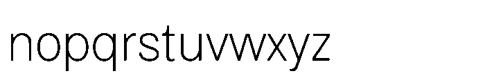 Saga Grotesk Light Font LOWERCASE