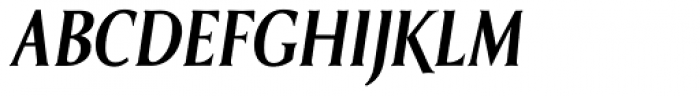 Saga SemiBold Italic Font UPPERCASE